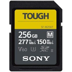 Sony SDXC M Tough series 256GB UHS-II Class 10 U3 V60 - SFM256T