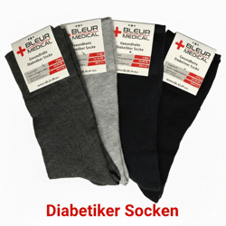 Gesundheits Diabetiker Socke (4er-Pack) – Premium