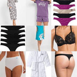 1,50 € Damenwäsche Mix Kategorie A, große Auswahl BHs, Tops, Slips, Pyjamas und Bademode, Größen XS–XXXL, sofort lieferbar