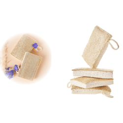 SWUPER 4X Leinen Spülschwamm Haushaltsschwamm Bio Küchenschwamm Nachhaltiger Plastikfreier Restposten