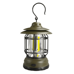 Retro Campinglampe COB LED Batterien