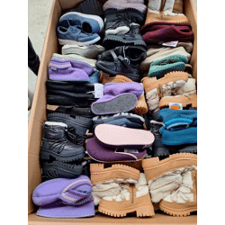 Schuhe - Mixpalette   ca 100 kg Pro Palettenbox