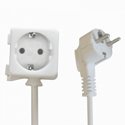 2 m Verlängerungskabel mit deutschem Stecker