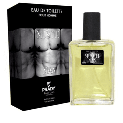 Eau de Toilette for man 100 ml Muscle man - Prady