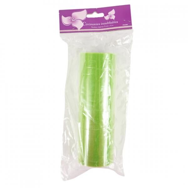 Organza auf Rolle grün 15 cm x 10 m