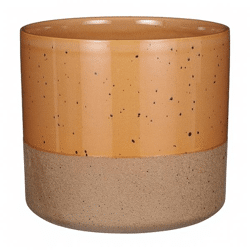 Mica bloempot Lago bruin 18 cm