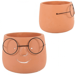 Blumentopf Zement Terrakotta 20,5 cm