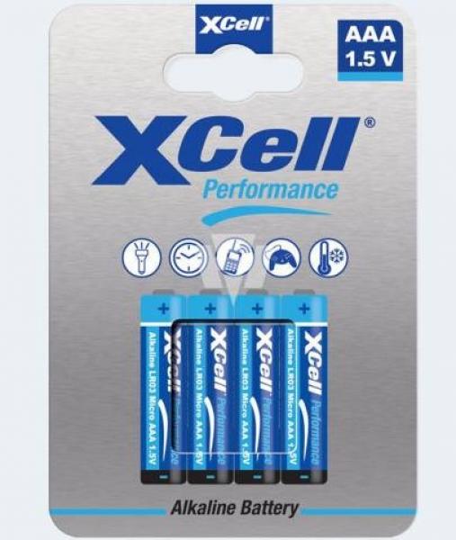 XCell Micro - LR03 Alkaline Micro 4er Blister - Batteries