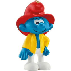 Schleich 20833 - Spielfigur, Schlumpf Feuerwehr