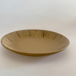 Keramik-Teller 24 cm – 1.000 Stück pro Palette – Gastro-Qualität matt braun – 1B-Ware