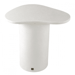 PTMD bijzettafel Krysta S wit 50 cm