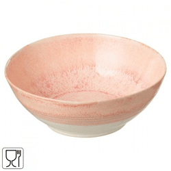 J-Line Schale Noa Porzellan Lachs 19 cm