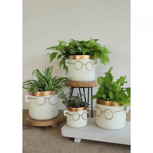 Bloempot Harry 16,5 cm 2 assorti