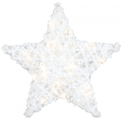 Countryfield Weihnachtsstern Maisie A LED auf Batterie 50 cm