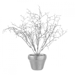 J-Line Kunstpflanze im Topf silber 30 cm