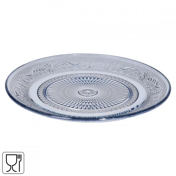Teller mit Motiv blau 22,5 cm