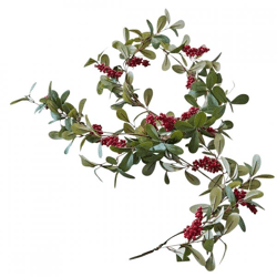Girlande aus roten Beeren 180 cm