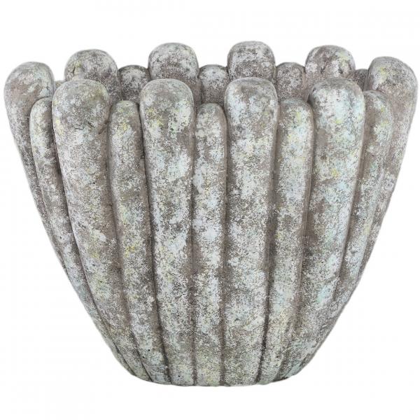 PTMD Blumentopf Minter L grau 47 cm