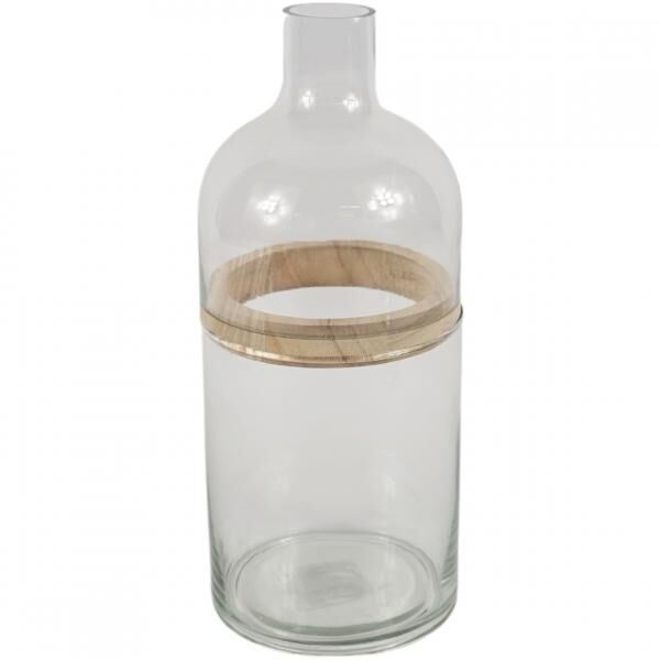 Vase Glas transparent 28,7 cm 3 Stück