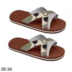 Waimea slippers Instinct 13FA kids camouflage 7 assorted sizes 50 pair