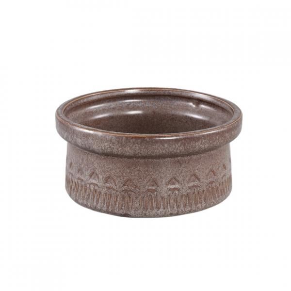 PTMD flower pot Rail low S dark brown 16 cm