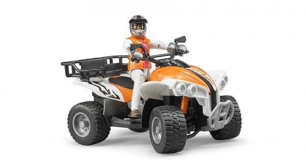 Bruder 63000 - Quad mit Fahrer, 1:16