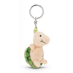 Keyring turtle with shamrock - 5 cm
