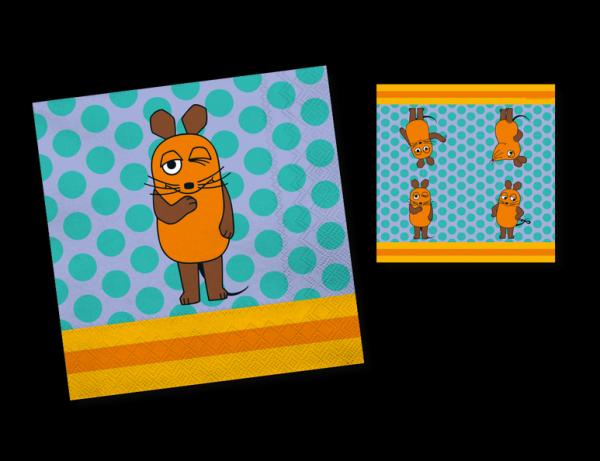 DIE MAUS - Servietten - 33 x 33 cm