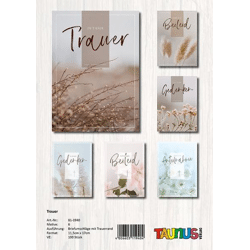 Funeral cards - 100 pieces - 6 motifs