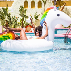 Swim Essentials - Inflatable unicorn 180x80cm