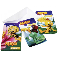 Maya the Bee - 6 invitation cards incl. envelopes