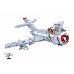 Sluban M38-B0983 - Model Bricks - Altes Russisches Kampfflugzeug