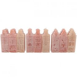 Kerze Adam House warm sand 7 x 20 cm 9 sortiert