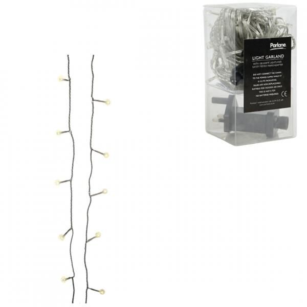 Parlane Lichtergirlande 100 LED UK Stecker 11 Meter