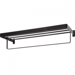 WOOOD wall rack Hanna black 22 x 60 cm