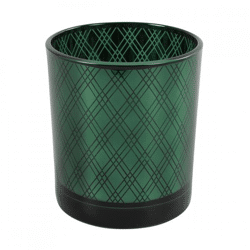Countryfield tea light holder Darci green 10 cm