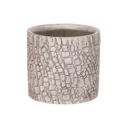 Flower pot Arica Cylinder brown 9 cm