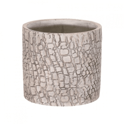 Flower pot Arica Cylinder brown 11 cm