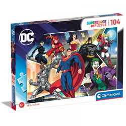 Clementoni 25722 - 104 Teile Puzzle - Supercolor - DC Comics