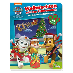 PAW Patrol Christmas with fur friends - Cardboard picture book Advent calendar book