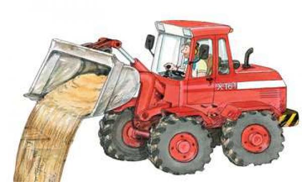 Mein Bagger - Rahmenpuzzle - 15 Teile