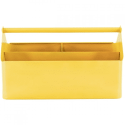 Housevitamin opbergbak metaal geel 30 cm