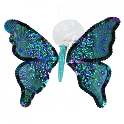 Wilko butterfly on clip 19 cm