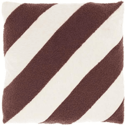 Unique Living kussen Kella taupe 45 x 45 cm