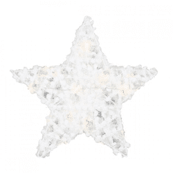 Countryfield Christmas star Maisie B LED on battery 30 cm