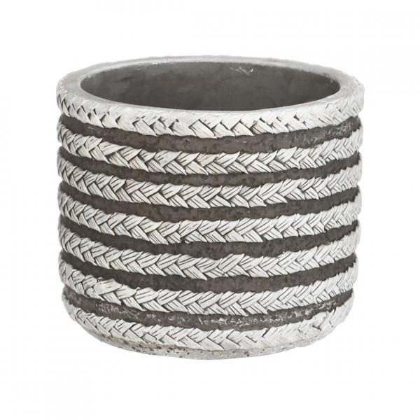 Flower pot series Raf gray 7.5 cm