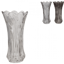 Vaas Delight grijs 19 cm 3 assorti