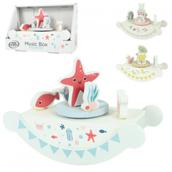 (R) Home Accents muziekcarrousel 17 cm 3 assorti