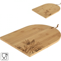 Excellent Houseware serveerplank bamboe 35 cm 2 assorti