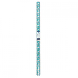 Cadeaupapier kegels blauw 200 x 70 cm